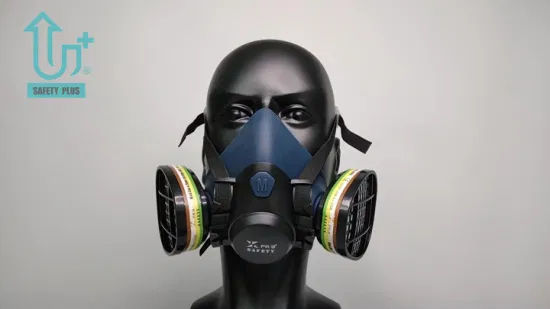 Anti Industrial Construction Dust Gas Mask Half Face Chemical Facepiece Reusable Respirator