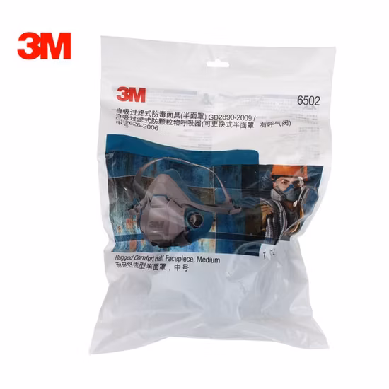 3m 6502 Rugged Comfort Half Facepiece Reusable Respirator