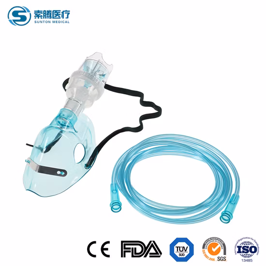 Disposable Factory Medical Surgical Hospital PVC CE FDA ISO Approved CPR Oxygen Nebulizer Mask